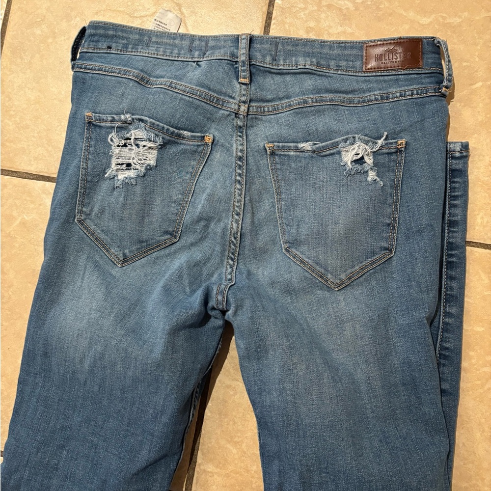 5/$25 Hollister Distressed Jeans - Picture 6 of 8